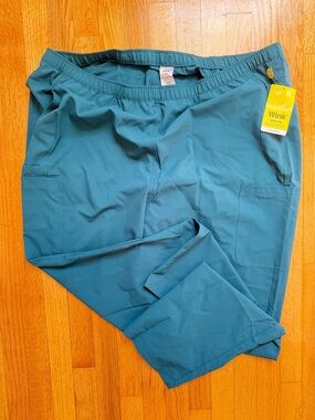 Wink blue/teal 2XL tall scrub pants new with tags